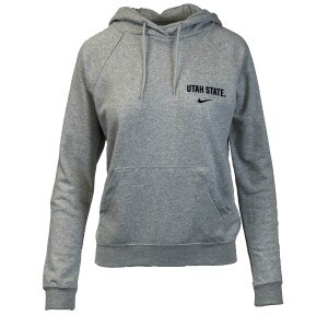 womens utah state nike hoodie gray